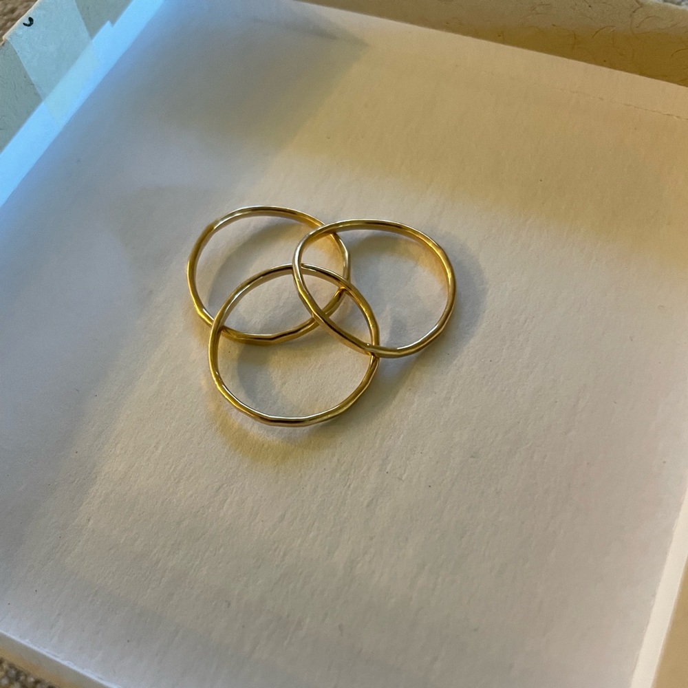 James Avery Delicate Forged Rings 14k Gold